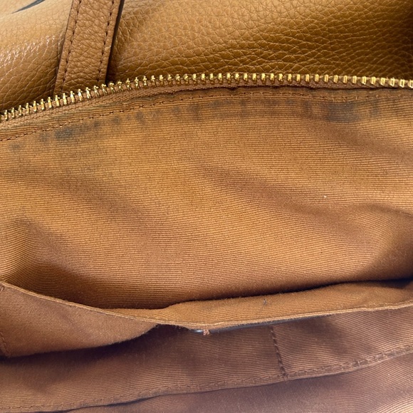 Coach Tan Leather Shoulder Bag - Picture 6 of 8